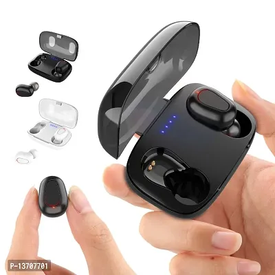 in-Ear  Bluetooth L-21 Earbuds Bluetooth Headset with Chaging Case (with Mic)-thumb4