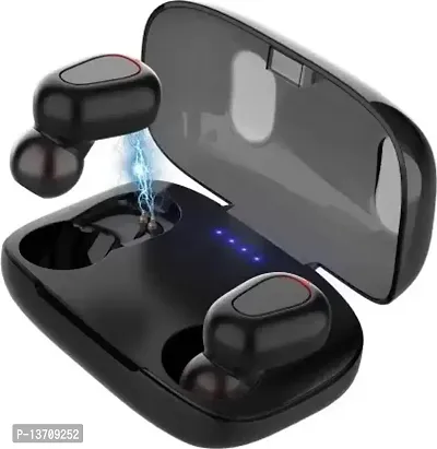 Bluetooth L-21 Earbuds Bluetooth Headset with Chaging Case for All Smartphones-thumb0