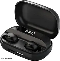 Bluetooth T-2 Twins Earbuds Headphones 5.0 Mini Stereo Earbuds Sport Headset Built-in Micphone (Black)-thumb1