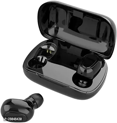 L21 TWS Bluetooth Earphones Wireless Headphones HiFi Sounds Handsfree Earbuds Bluetooth Headset (Black, True Wireless)-thumb0