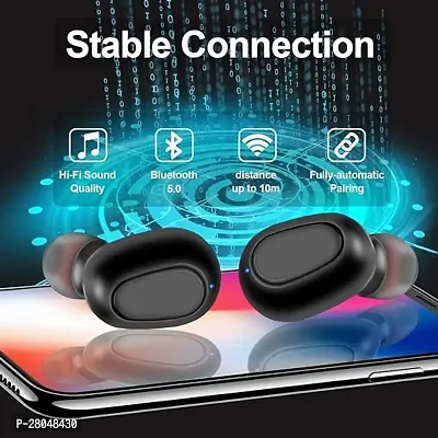 L21 TWS Bluetooth Earphones Wireless Headphones HiFi Sounds Handsfree Earbuds Bluetooth Headset (Black, True Wireless)-thumb5