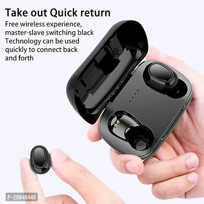 Wireless Bluetooth Earphones TWS L21 Bluetooth Headphones 5.0 Mini Stereo Earbuds Sport Headset Bass Sound Built-in Micphone (Color Black)-thumb4