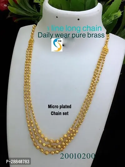 Designer Golden Brass Gold Plated Chain-thumb0