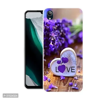 Stylish Back Cover For Vivo Y90,1908, Vivo Y91i,Vivo 1820 Love Printed Back Cover-thumb0