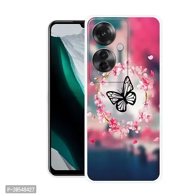 Stylish Back Cover For OPPO F25 Pro 5G, CPH2603 Butterfly Printed Back Cover-thumb0