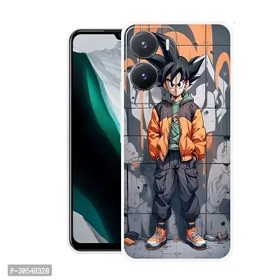 Stylish Back Cover For Vivo Y56 5G, V2225, vivo T2x 5G, V2253 Goku, Dragon Ball, Anime, Super Saiyan Printed Back Cover