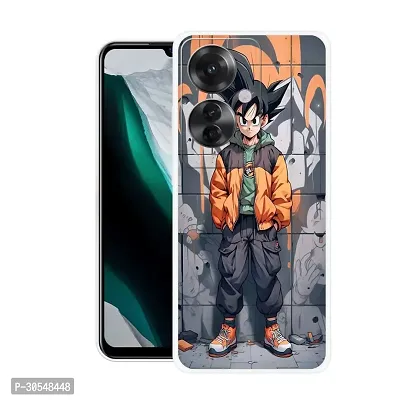 Stylish Back Cover For OPPO F25 Pro 5G, CPH2603 Goku, Dragon Ball, Anime, Super Saiyan Printed Back Cover