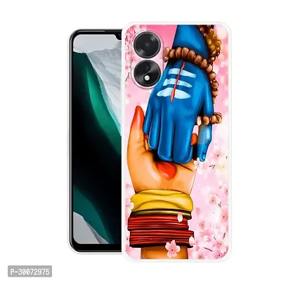 Stylish Back Cover For OPPO A38, CPH2579, OPPO A18, CPH2591 Mahadev Lord Mahadev Mahakal Shiva Shiv Ji Printed Back Cover