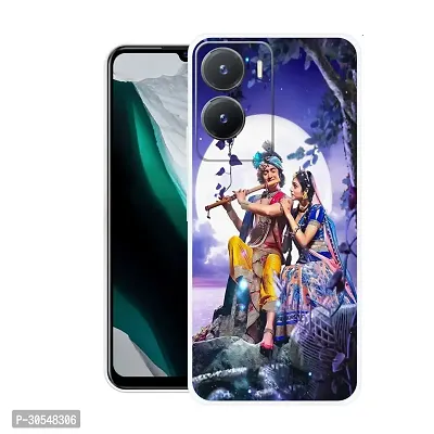 Stylish Back Cover For Vivo Y56 5G, V2225, vivo T2x 5G, V2253 Radha Krishna Lord Krishna Printed Back Cover-thumb0