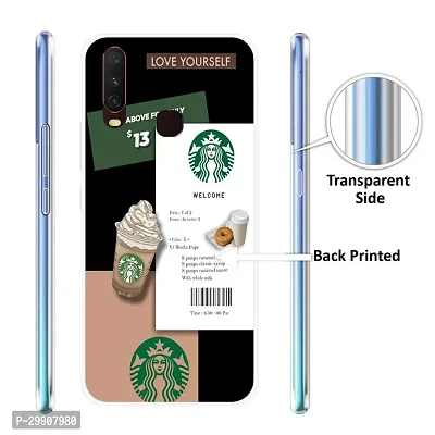 Stylish Printed Back Cover For Vivo Y17, 1902, Vivo Y12, Vivo 1904 Starbucks Coffee Printed Back Cover-thumb2