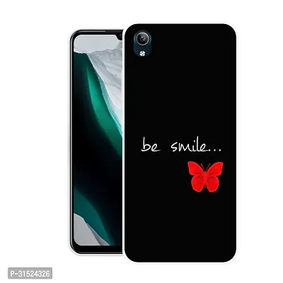 Stylish Back Cover For Vivo Y90,1908, Vivo Y91i,Vivo 1820 Smile Printed Back Cover-thumb0