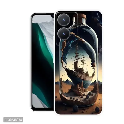 Stylish Back Cover For Vivo T2x 5G, V2253 Art Printed Back Cover-thumb0