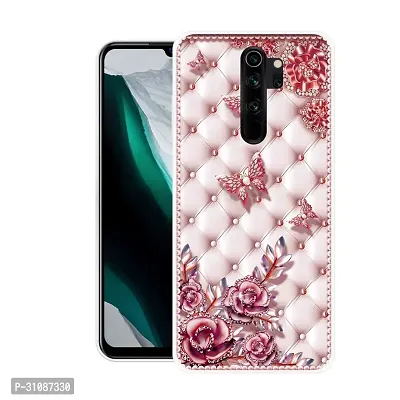 Stylish Back Cover For Mi Redmi Note 8 Pro, MZB8312IN Pink Printed Back Cover-thumb0