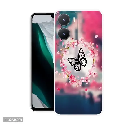 Stylish Back Cover For Vivo Y56 5G, V2225, vivo T2x 5G, V2253 Butterfly Printed Back Cover