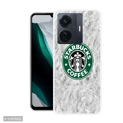 Stylish Back Cover For Vivo T1 Pro 5G, V2151, IQOO Z6 Pro 5G, I2126 Starbucks Coffee Printed Back Cover