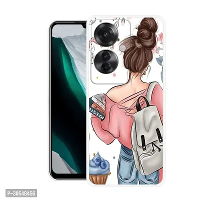 Stylish Back Cover For OPPO F25 Pro 5G, CPH2603 Girl Printed Back Cover-thumb0