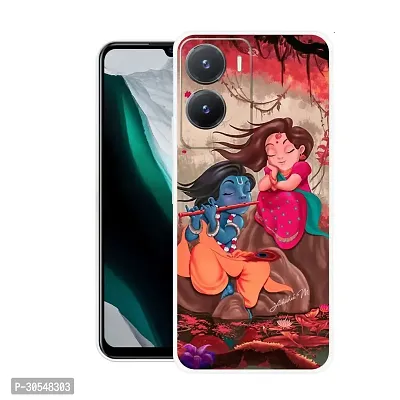 Stylish Back Cover For Vivo Y56 5G, V2225, vivo T2x 5G, V2253 Radha Krishna, Lord Krishna Printed Back Cover