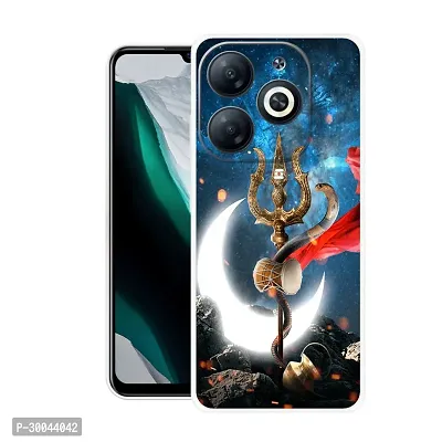 Stylish Back Cover For Infinix SMART 8 HD, X6525 Mahadev Lord Mahadev Mahakal Shiva Shiv Ji Printed Back Cover