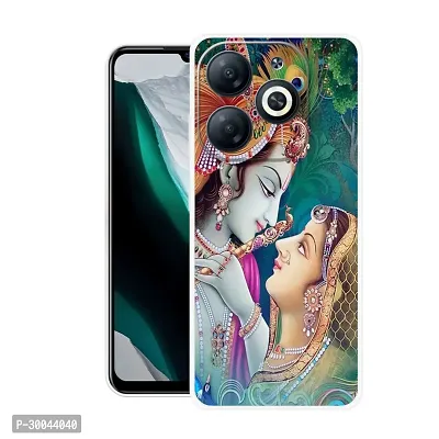 Stylish Back Cover For Infinix SMART 8 HD, X6525 Radha Krishna Lord Krishna Printed Back Cover