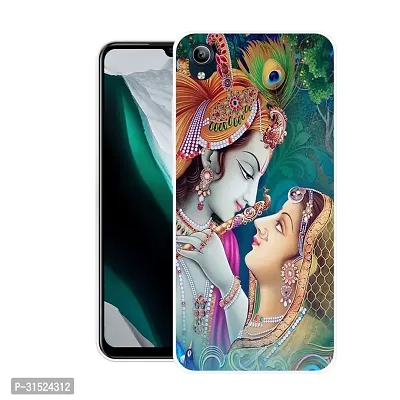 Stylish Back Cover For Vivo Y90,1908, Vivo Y91i,Vivo 1820 Radha Krishna Lord Krishna Printed Back Cover