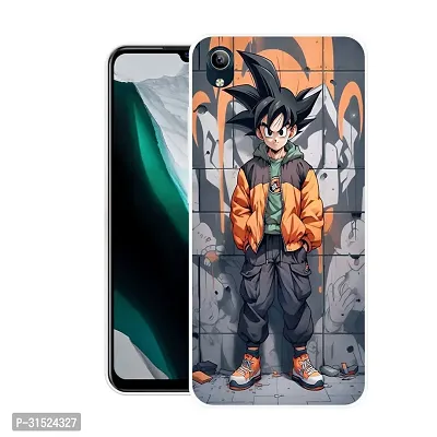 Stylish Back Cover For Vivo Y90,1908, Vivo Y91i,Vivo 1820 Goku, Dragon Ball, Anime, Super Saiyan Printed Back Cover-thumb0