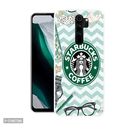 Stylish Back Cover For Mi Redmi Note 8 Pro, MZB8312IN Starbucks Coffee Printed Back Cover