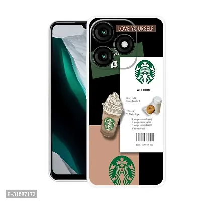 Stylish Back Cover For itel A70, A665L Starbucks Coffee Printed Back Cover-thumb0