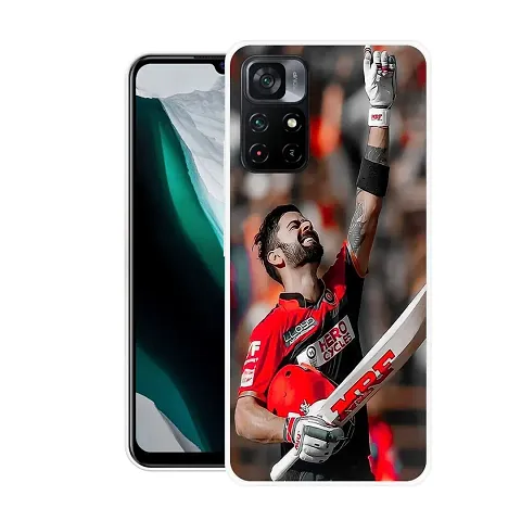 Stylish Back Cover For Mi Redmi Note 11T 5G, Poco M4 Pro 5G Virat Kohli Printed Back Cover