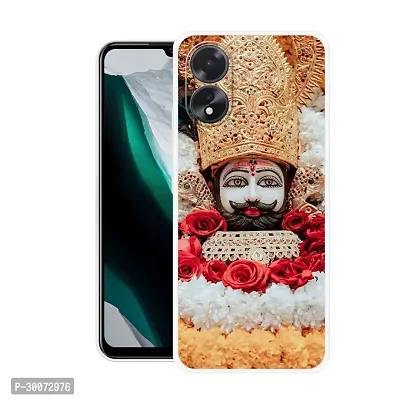 Stylish Back Cover For OPPO A38, CPH2579, OPPO A18, CPH2591 Jai Shree Shyam, Khatu Shyam Ji, Hare Ka Sahara Printed Back Cover