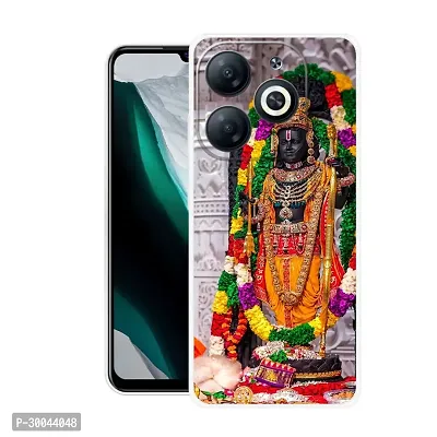 Stylish Back Cover For Infinix SMART 8 HD, X6525 Ram, Jai Shri Ram, HINDU, GOD Printed Back Cover