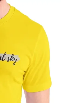 CRYSTAL SKY Men's Cotton Half Sleeves Round Neck Printed T-Shirt-thumb3