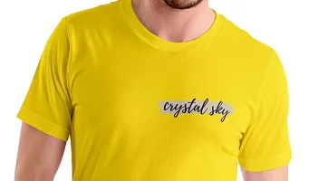 CRYSTAL SKY Men's Cotton Half Sleeves Round Neck Printed T-Shirt-thumb2