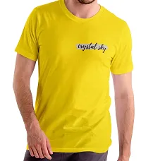 CRYSTAL SKY Men's Cotton Half Sleeves Round Neck Printed T-Shirt-thumb1