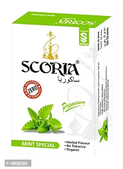 Herbal Hookah Molasses (100% Nicotine and Tobacco Free) Mint Flavour-thumb0