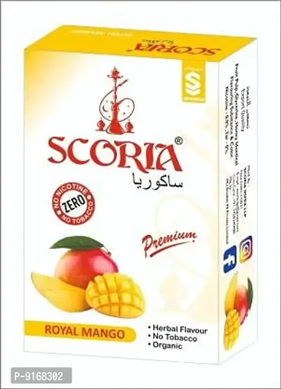 SCORIA (100% Nicotine and Tobacco Free) Mango Hookah Flavour Pack of 1-thumb0