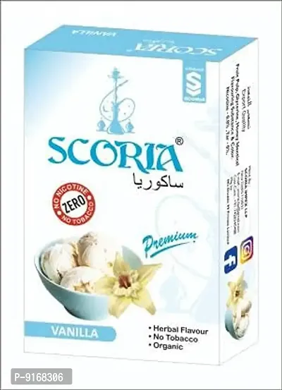 SCORIA (100% Nicotine and Tobacco Free) Vanilla Hookah Flavour Pack of 1