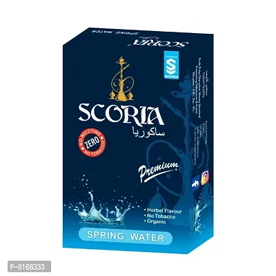 SCORIA (100% Nicotine and Tobacco Free) Spring Water Hookah Flavour Pack of 1