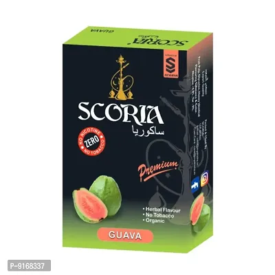 SCORIA (100% Nicotine and Tobacco Free) Guava Hookah Flavour Pack of 1-thumb0