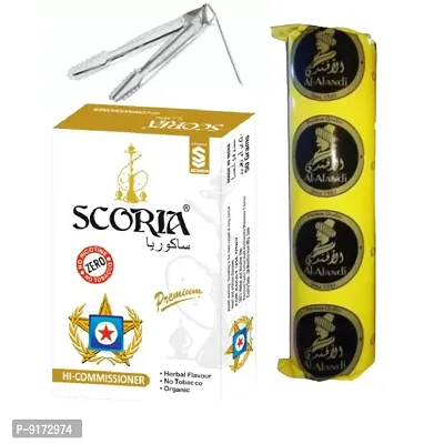 SCORIA Premium Quality Herbal Hookah (100% Nicotine and Tobacco Free) Hi-Commissi