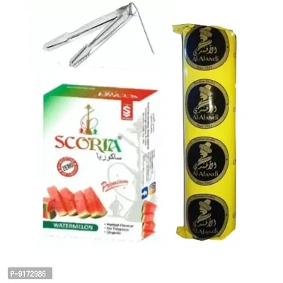 SCORIA Premium Quality Herbal Hookah (100% Nicotine and Tobacco Free) Watermel