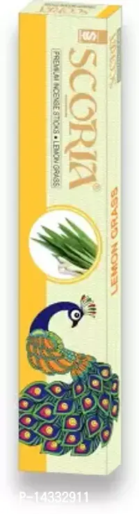 SCORIA Luxury Incense Sticks FRAGRANCE LemonGrass  (20 Incense Sticks)