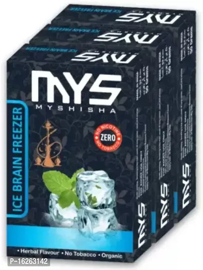 MYSHISHA Premium Quality Herbal Ice Brain Freezer Hookah Flavor  (150 g, Pack of 3)