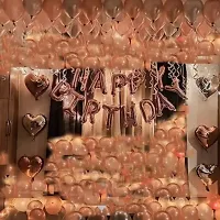 Happy Birthday Rose Gold Foil Decoration Item (Pack Of 57)-thumb2