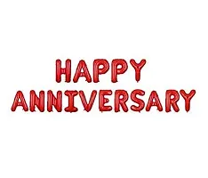 Happy Anniversary Red Foil Decoration Kit (Pack of 57)-thumb3