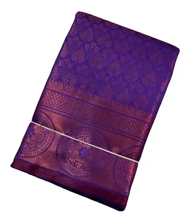 Banarasi Brocade Silk Zari Woven Sarees with Blouse Piece