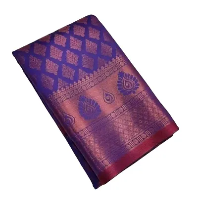 BROCADE PATTU SILK WOMEN SAREE