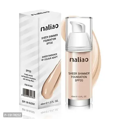 Buy Maliao Sheer Radiance Shimmer Cream Foundation SPF 20, 40ml (Shade 03)  Online In India At Discounted Prices