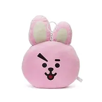 Caaju soft Plush face Mang-Cooky Special Cartoon characters Compatible for BTS BT21 keychain for kids And BTS Cartoon Sticker Free pack of 2-thumb3
