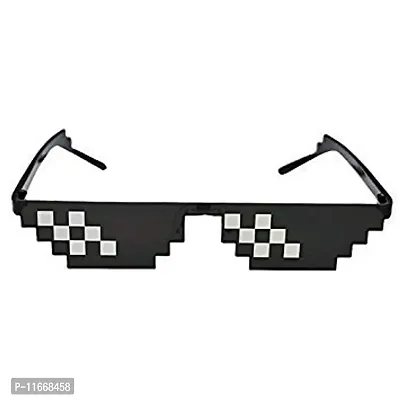 Quotrade UVLAIK Deal with It Thug Life 8 Bits Eyewear Unisex Sunglasses