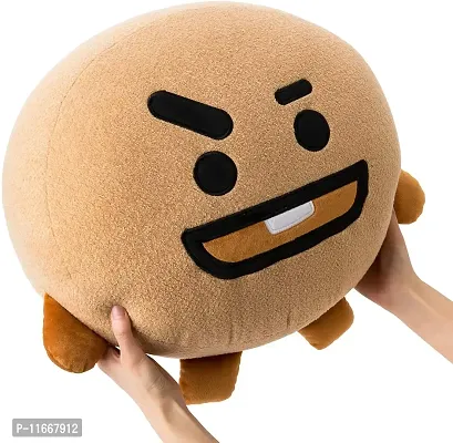 FUSKED Plush Throw Pillow, Stuffed Animal Toys Throw Pillow, BTS BT21 Characters Soft Toy Throw Pillows (Shooky)-thumb3